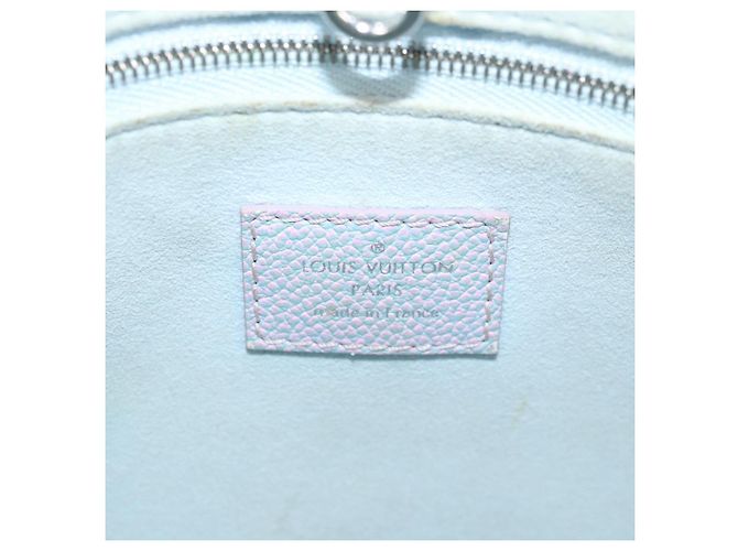 LOUIS VUITTON Borsa On The Go PM Monogram Empreinte 2way Blu M46067 Auth MX449M - vista 18