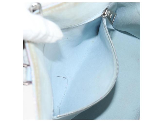 LOUIS VUITTON Borsa On The Go PM Monogram Empreinte 2way Blu M46067 Auth MX449M - vista 22