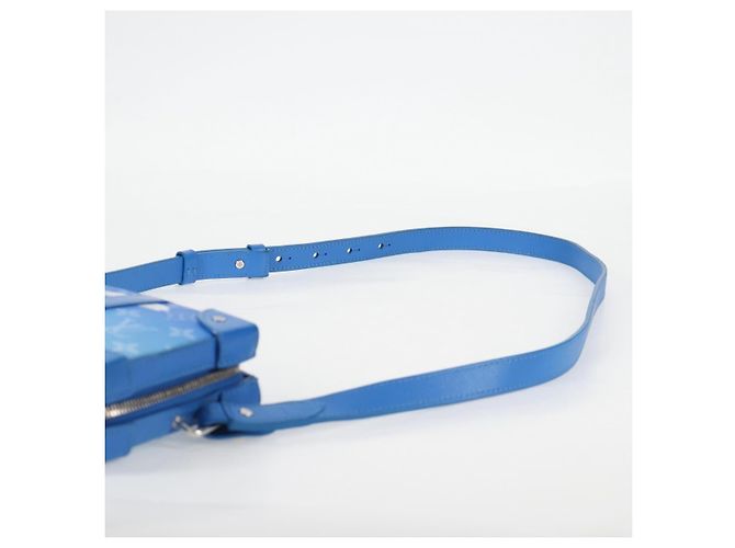 LOUIS VUITTON Monogram Clouds Soft Trunk Wallet Borsa a Spalla M45432 Auth 126007SAM Blu - vista 14