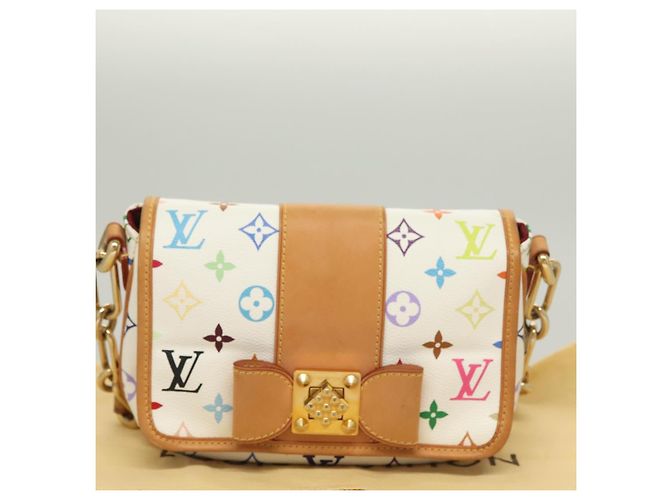 LOUIS VUITTON Monogramm Multicolor Patty Schultertasche Weiß M40305 Auth 127416SAV - Ansicht 12