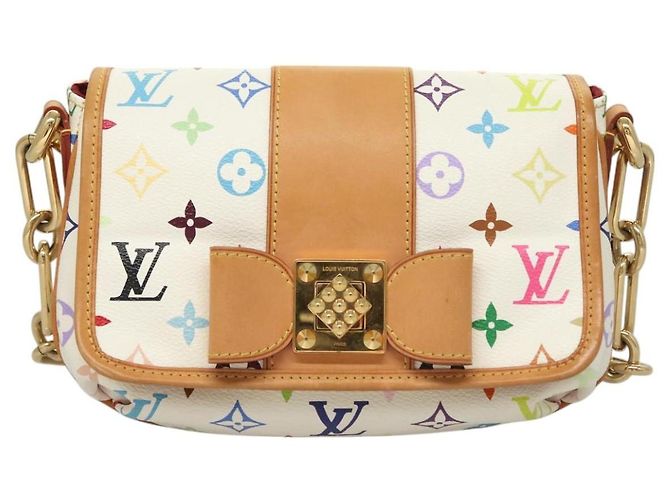 LOUIS VUITTON Monogramm Multicolor Patty Schultertasche Weiß M40305 Auth 127416SAV - Ansicht 13