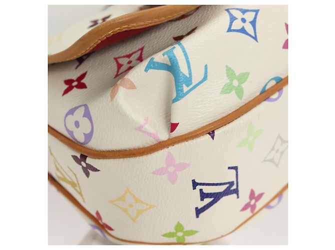 LOUIS VUITTON Monogramm Multicolor Patty Schultertasche Weiß M40305 Auth 127416SAV - Ansicht 14
