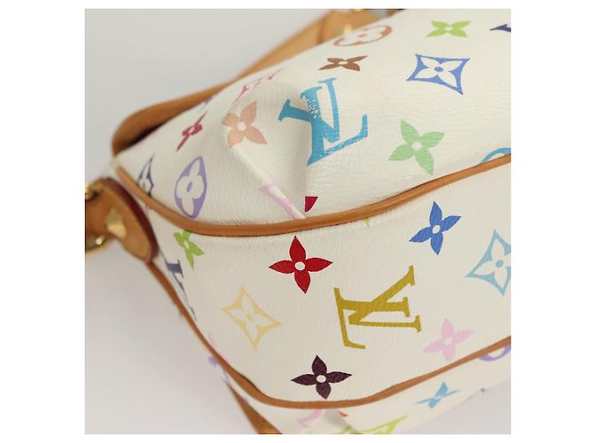 LOUIS VUITTON Monogramm Multicolor Patty Schultertasche Weiß M40305 Auth 127416SAV - Ansicht 16
