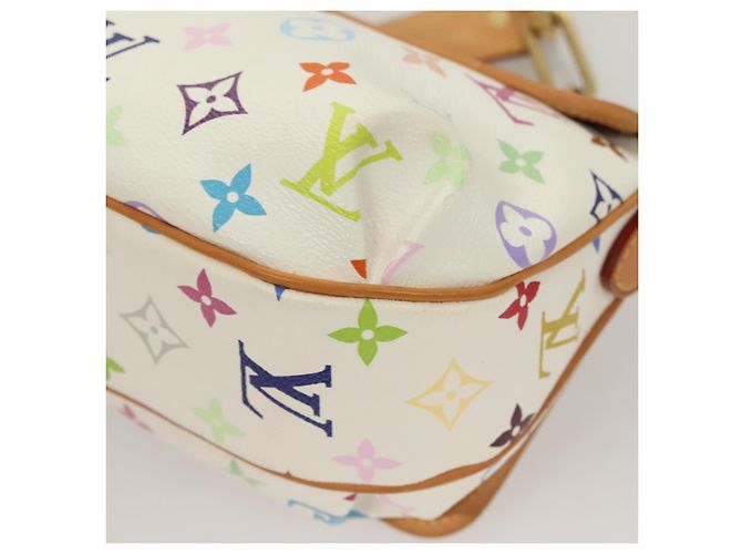 LOUIS VUITTON Monogramm Multicolor Patty Schultertasche Weiß M40305 Auth 127416SAV - Ansicht 17