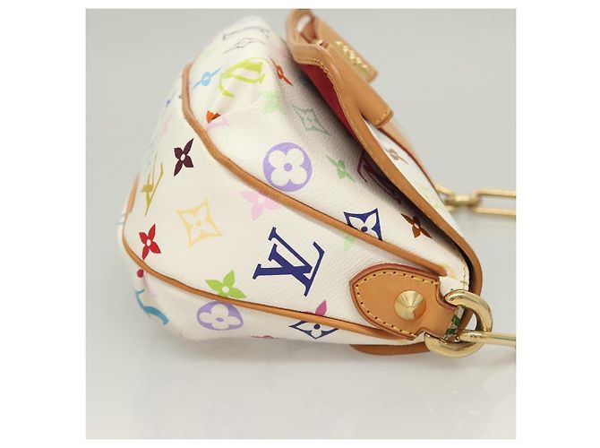 LOUIS VUITTON Monogramm Multicolor Patty Schultertasche Weiß M40305 Auth 127416SAV - Ansicht 3
