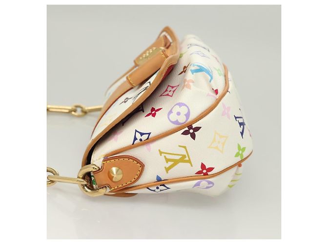 LOUIS VUITTON Monogramm Multicolor Patty Schultertasche Weiß M40305 Auth 127416SAV - Ansicht 4
