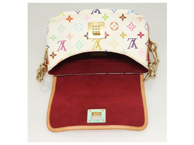 LOUIS VUITTON Monogramm Multicolor Patty Schultertasche Weiß M40305 Auth 127416SAV - Ansicht 9