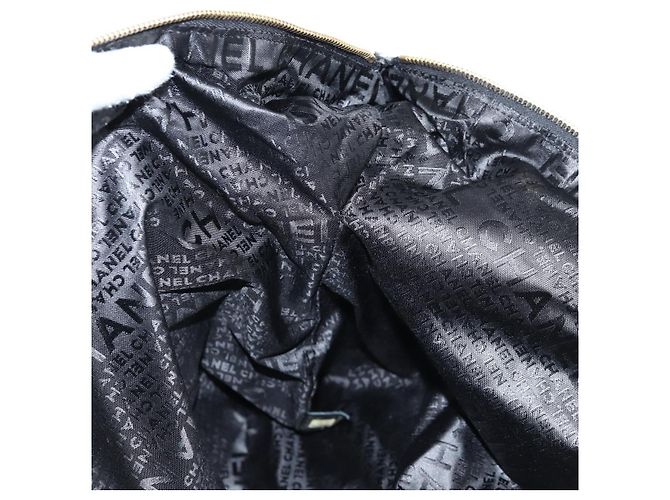 CHANEL Girl Chanel Jacket Shoulder Bag tweed Black White CC Auth 126244SAV - view 24