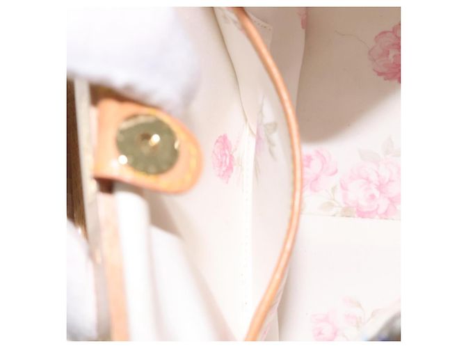 LOUIS VUITTON Bolsa Abelia Monograma Multicolor Satén Blanco M92936 LV Auth sw895SAV - vista 20