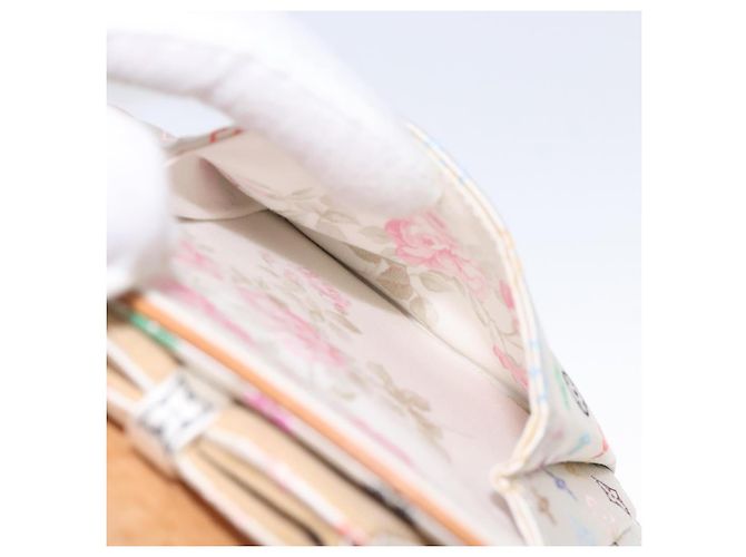 LOUIS VUITTON Bolsa Abelia Monograma Multicolor Satén Blanco M92936 LV Auth sw895SAV - vista 21