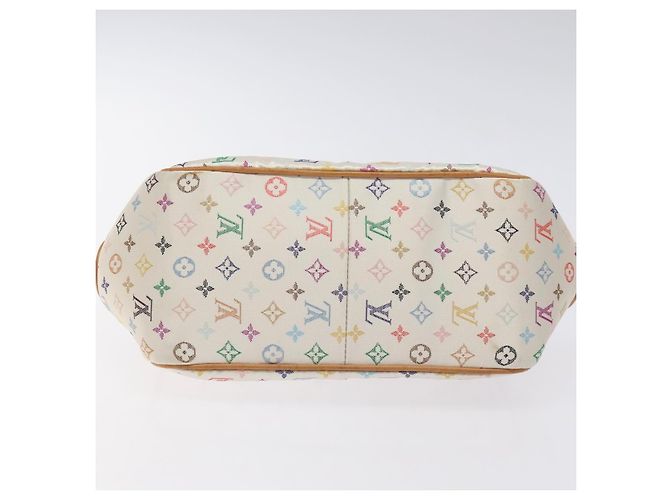 LOUIS VUITTON Bolsa Abelia Monograma Multicolor Satén Blanco M92936 LV Auth sw895SAV - vista 5