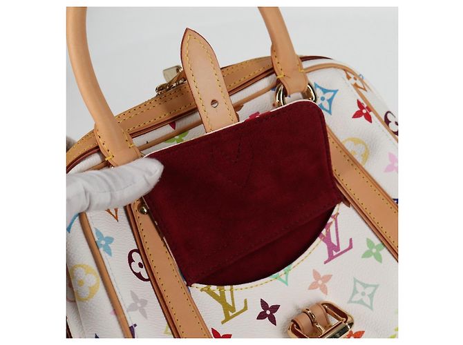 LOUIS VUITTON Handtasche Priscilla Monogramm Multicolor Weiß M40096 Auth 127133SAV - Ansicht 18