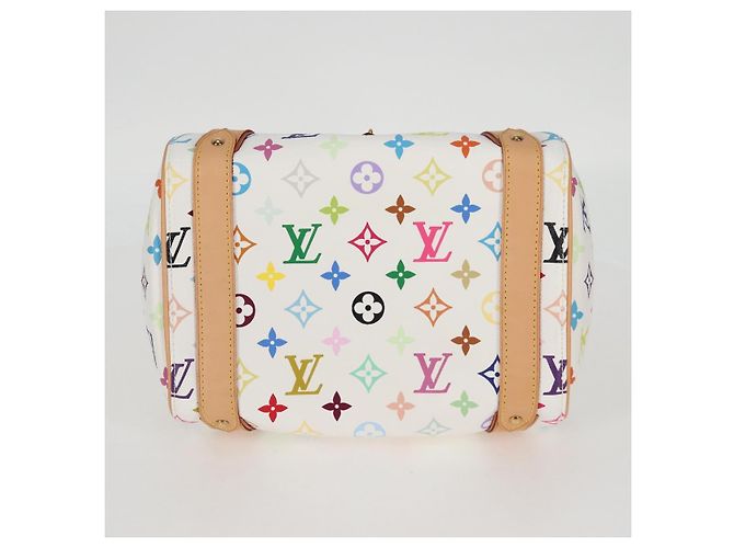 LOUIS VUITTON Handtasche Priscilla Monogramm Multicolor Weiß M40096 Auth 127133SAV - Ansicht 5