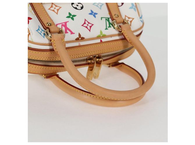 LOUIS VUITTON Handtasche Priscilla Monogramm Multicolor Weiß M40096 Auth 127133SAV - Ansicht 7