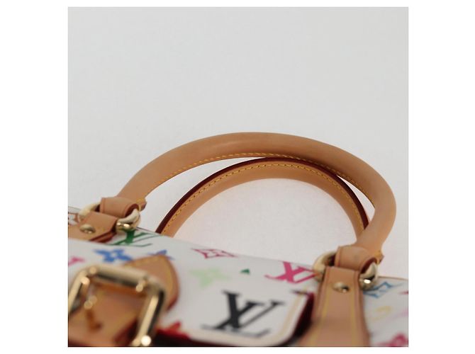 LOUIS VUITTON Handtasche Priscilla Monogramm Multicolor Weiß M40096 Auth 127133SAV - Ansicht 8
