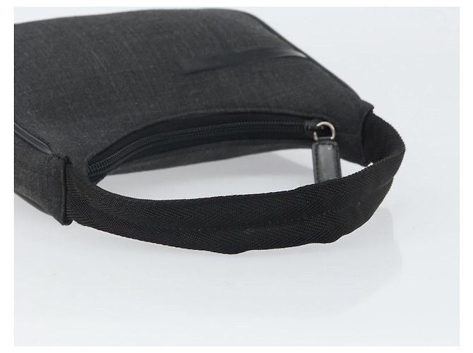 PRADA Sports Accessory Pouch Canvas Gray Auth gh1644 Brown - view 7