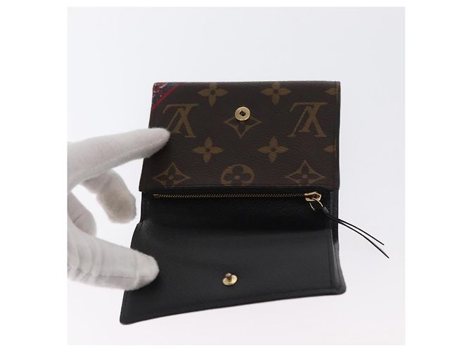 LOUIS VUITTON Portafoglio Victorine Monogram Kabuki M67253 Auth hk3432 Monogramma - vista 13