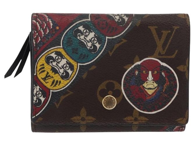 LOUIS VUITTON Portafoglio Victorine Monogram Kabuki M67253 Auth hk3432 Monogramma - vista 2