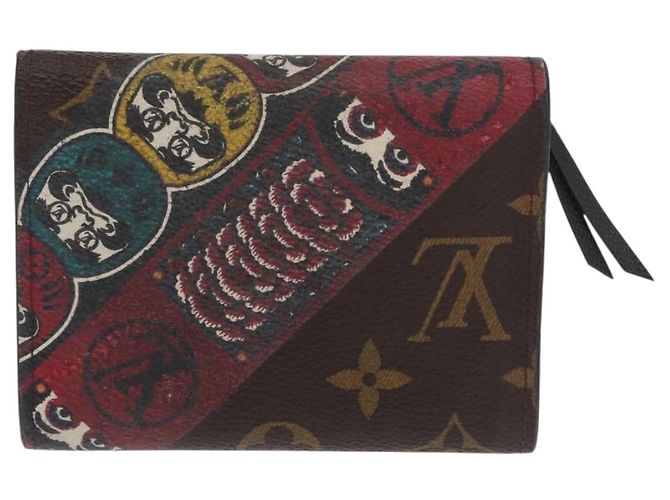 LOUIS VUITTON Portafoglio Victorine Monogram Kabuki M67253 Auth hk3432 Monogramma - vista 3