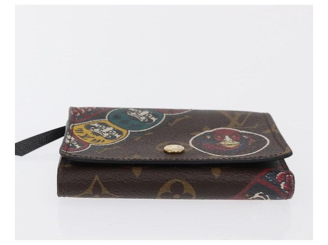 LOUIS VUITTON Portafoglio Victorine Monogram Kabuki M67253 Auth hk3432 Monogramma - vista 7