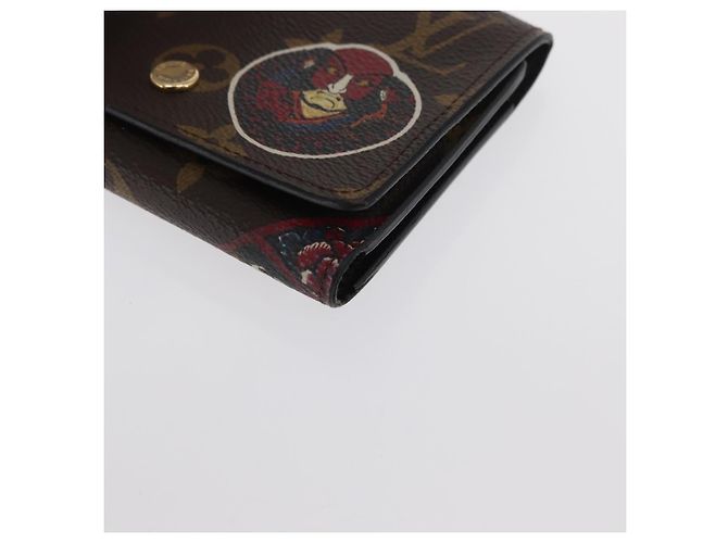 LOUIS VUITTON Portafoglio Victorine Monogram Kabuki M67253 Auth hk3432 Monogramma - vista 9