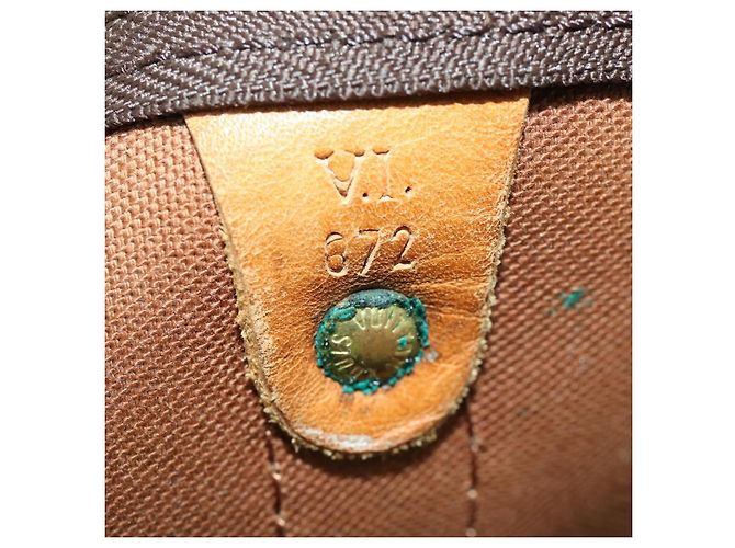 LOUIS VUITTON Borsa Boston Monogram Keepall 60 M41422 LV Auth ep13028 Monogramma - vista 12