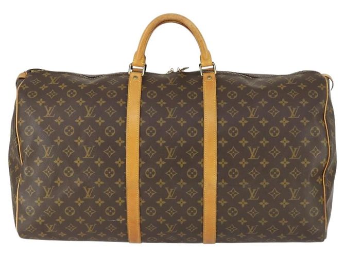 LOUIS VUITTON Borsa Boston Monogram Keepall 60 M41422 LV Auth ep13028 Monogramma - vista 13