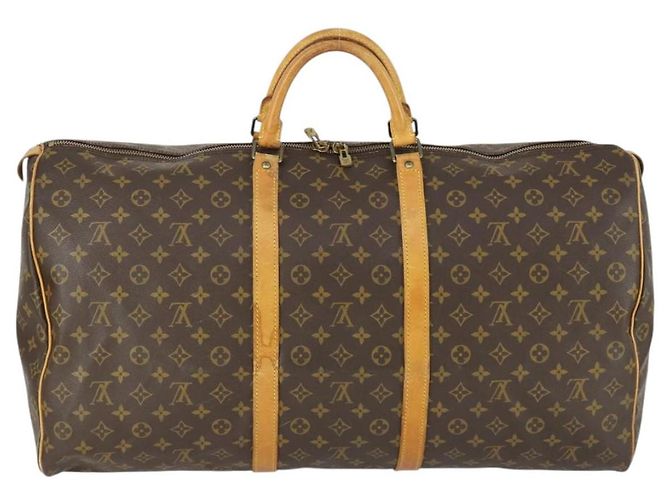 LOUIS VUITTON Borsa Boston Monogram Keepall 60 M41422 LV Auth ep13028 Monogramma - vista 2