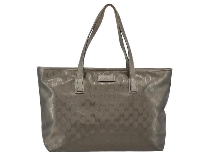 Borsa tote GG Implementation Gucci Oro 211137 Auth 170316 D'oro - vista 2