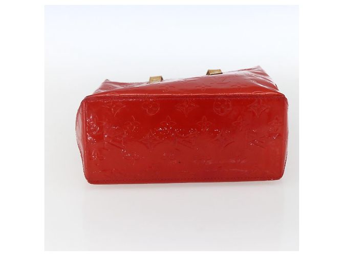 LOUIS VUITTON Monogram Vernis Reade PM Borsa a Mano Rossa M91088 LV Auth ka2020 Rosso - vista 9
