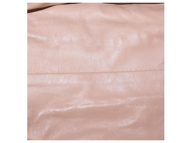 PRADA Borsa a Mano in Pelle 2 in 1 Rosa Argento Auth 170334 - vista 21