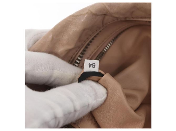 PRADA Borsa a Mano in Pelle 2 in 1 Rosa Argento Auth 170334 - vista 26