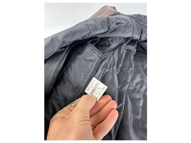 Parka Vintage Burberry Marrone L - vista 13