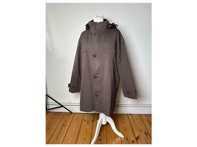 Parka Vintage Burberry Marrone L - vista 14