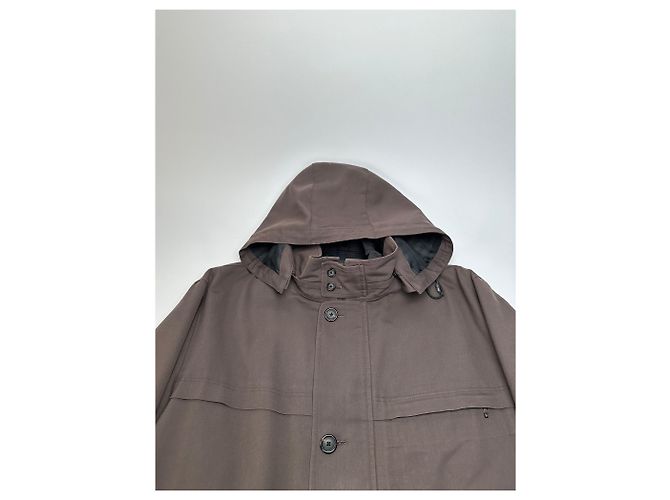 Parka Vintage Burberry Marrone L - vista 6