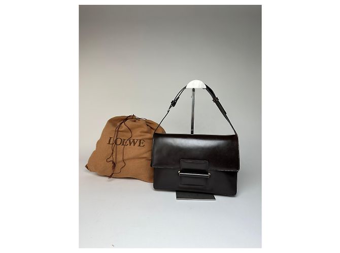 Vintage Loewe Madrid Lederhandtasche braun - Ansicht 6