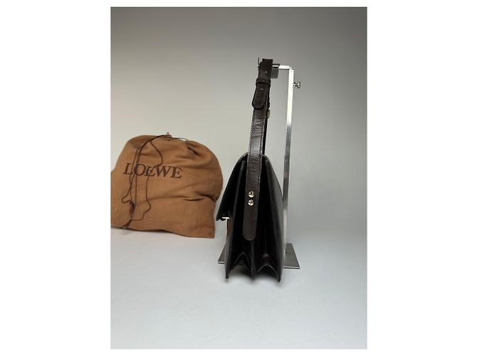 Vintage Loewe Madrid Lederhandtasche braun - Ansicht 7