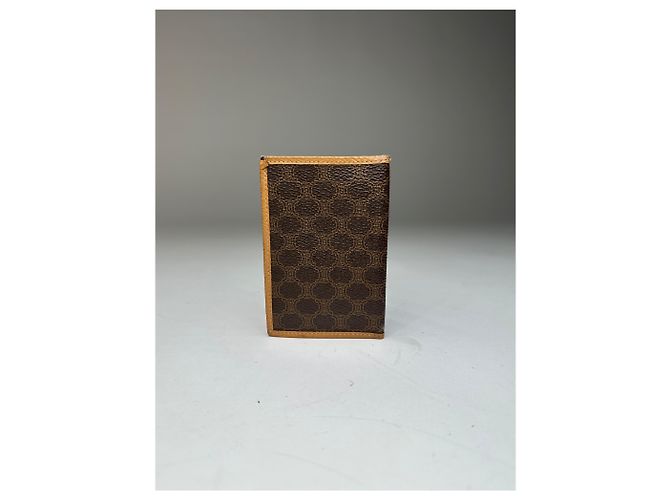 Céline Vintage Celine Paris Triomphe Monogram Card Holder Brown - view 3