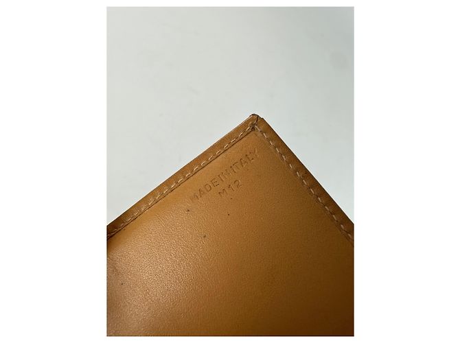 Céline Vintage Celine Paris Triomphe Monogram Card Holder Brown - view 5