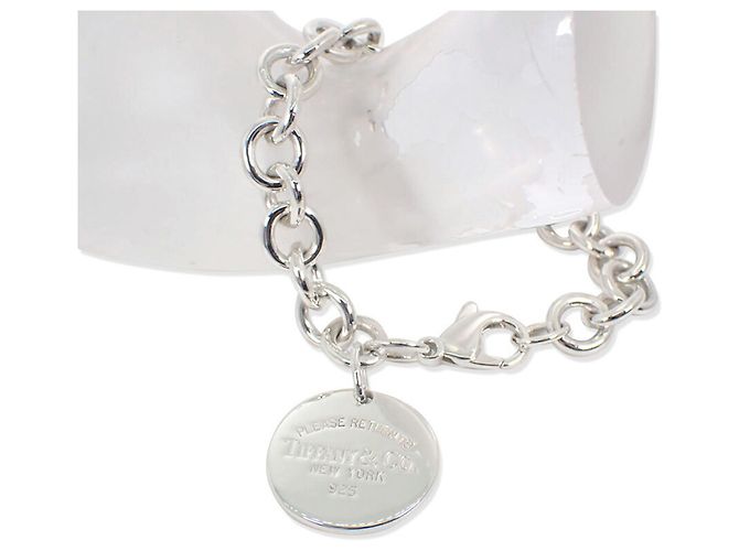 Bracciale charm in argento 925 Return to Round di Tiffany & Co. - vista 2