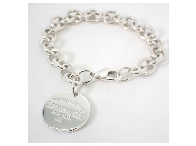 Bracciale charm in argento 925 Return to Round di Tiffany & Co. - vista 6
