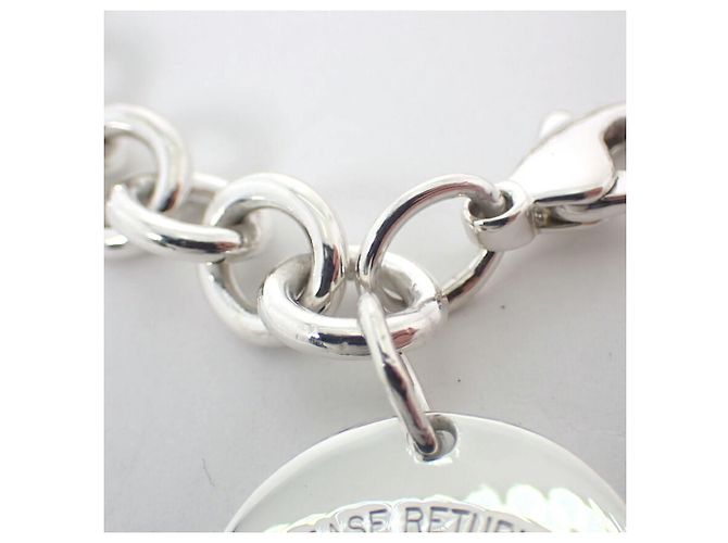 Bracciale charm in argento 925 Return to Round di Tiffany & Co. - vista 8