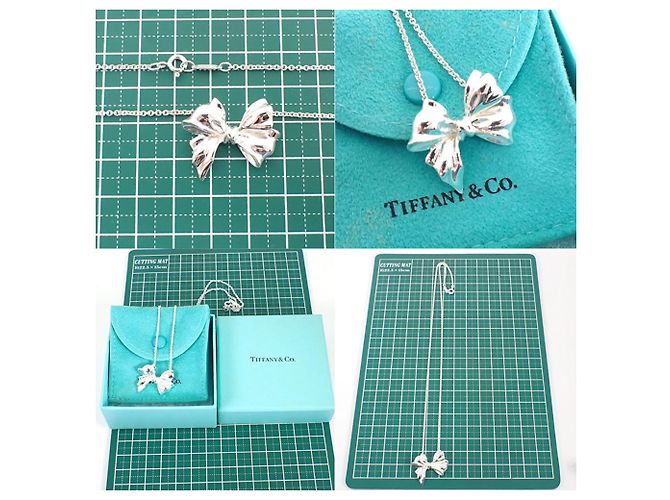 Pendente Collana Motivo Nastro Tiffany & Co. 925 - vista 10