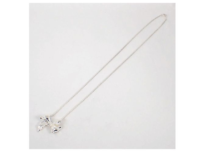 Pendente Collana Motivo Nastro Tiffany & Co. 925 - vista 6