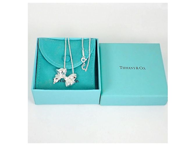 Pendente Collana Motivo Nastro Tiffany & Co. 925 - vista 8