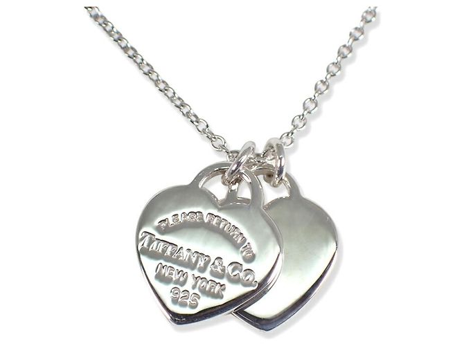 Return to Tiffany Collana Tag Doppio Cuore Ritorno 925 Tiffany & Co. - vista 2