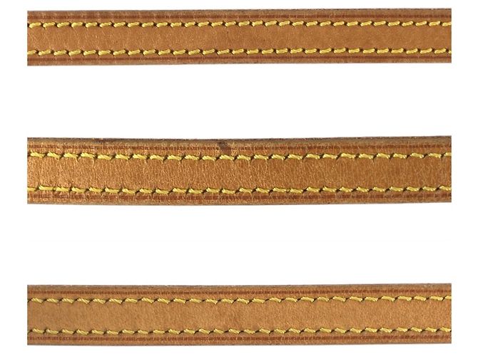 Cinghia a spalla in pelle marrone Louis Vuitton - vista 7
