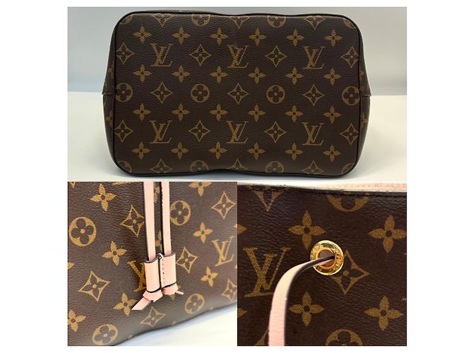 Néonoé Borsa a Spalla Louis Vuitton NeoNoe MM Monogram Rosa - vista 4