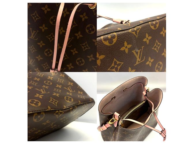Néonoé Borsa a Spalla Louis Vuitton NeoNoe MM Monogram Rosa - vista 5