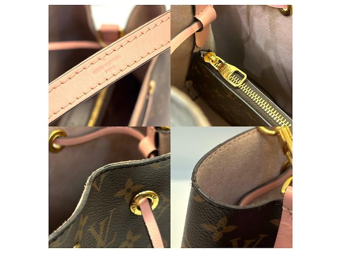 Néonoé Borsa a Spalla Louis Vuitton NeoNoe MM Monogram Rosa - vista 6
